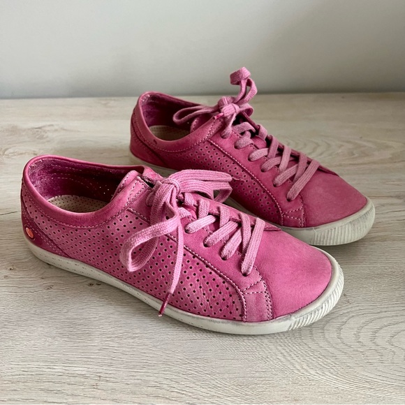 FLY London Softinos Pink Ica Leather Sneaker
Womens - Picture 1 of 5